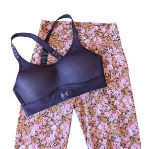 Under Armour Womens Sports Bra XS & Offline by Aerie Floral 7/8 Leggings M Set